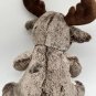 Aurora World 11" Moose Frosted Brown Plush Soft Stuffed Animal Toy 2018 SCARCE