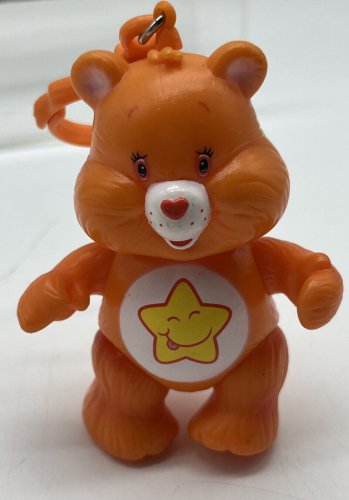 Just Play Along Care Bears Friend Bear Clip on Poseable Figure 2003 VTG 3.25&acirc;��