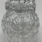 Clear Crystal Ind. Fan & Diamond Design Carolyn Style Candle Holder 3&acirc;��