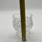 Clear Crystal Ind. Fan & Diamond Design Carolyn Style Candle Holder 3â
