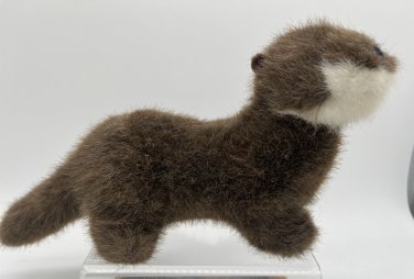 K&M International Brown River Otter 12&acirc;�� Plush Stuffed Animal Toy 1995