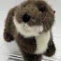 K&M International Brown River Otter 12&acirc;�� Plush Stuffed Animal Toy 1995