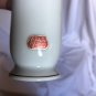 Lefton Happy Anniversary Bud Vase 6 1/4" With Sticker Gold Trim 1761