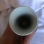 Lefton Happy Anniversary Bud Vase 6 1/4" With Sticker Gold Trim 1761