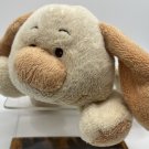 Goffa "My First Friend" PUPPY DOG Rattle Plush Baby Lovey Beige SCARCE