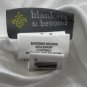 Blankets and Beyond Plush Security Baby Lovey White Teddy Bear Swirls 12'