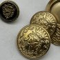 Metal Brass Gold Silver Bronze Tone Buttons Military Nautical Scarce 40 Pcs