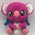 TIC TAC TOYS XOXO Hugs Soft 8.5” Plush Hot Pink Koala Bear w Sparkle Blue Wings