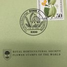 USPS Royal Horticultural Society Flower Stamp First Day Cover 1980 W. Germany