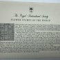 USPS Royal Horticultural Society Flower Stamp First Day Cover 1980 W. Germany