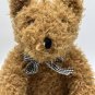 Melissa & Doug 15" CURLY Cuddly Brown Teddy Bear Plush Huggable Soft CLEAN!