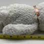 BABY GANZ 14â PLUSH STUFFED WHITE TEDDY BEAR FRANKLIN B2560 PINK NOSE