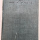 Ballads And Ballad Poetry Hawthorne Classics Globe School Book Co 1902 E. Hale