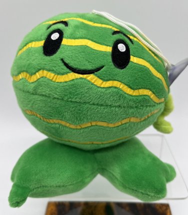 Plants vs Zombies Green Watermelon Stuffed Doll Soft Plush Toy With Suction Cup