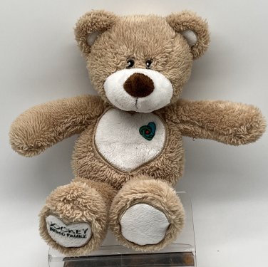 Jockey Being Family Stuffed Plush Teddy Bear Beige Tan Brown Heart Tummy