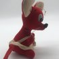 Jerry Elsner Sawdust Stuffed Red Mouse Jerry Elsner Made in Japan 1960s 5&acirc;��