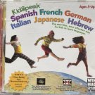 KidSpeak Spanish French German Italian Japanese Hebrew CD Rom Language Learning