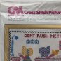 Columbia-Minerva Cross Stitch Picture Kit 12x9" "Don't Rush Me! New