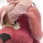 PET DREAMS by R. Dakin PINK DOG BEAR sawdust Velvet Holding Flower Daisy