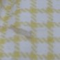 CARTERS GINGHAM PLAID YELLOW TAN BEAR MARK BABY RATTLE SCARCE 7â