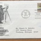 USPS First Day Of Issue 1975 Movie Maker D.W. Griffith Stamp Beverly Hills, CA