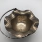Silver Plated Brass Basket Bucket  Made In India AMC NY Needs Polish