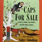 Caps for Sale: A Tale of a Peddler Hardcover 1968 & Cassette