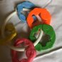 FISHER-PRICE ANIMAL RING, rattle and teether baby toy, #430