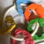 FISHER-PRICE ANIMAL RING, rattle and teether baby toy, #430
