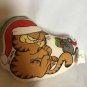 ENESCO GARFIELD CAT Christmas ornaments Plush 1978 Set Of 2 RARE!