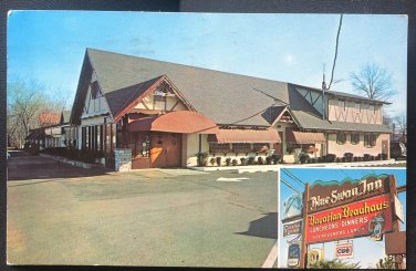 USPS Blue Swan Inn Bavarian Brauhaus German Rochelle Pk NJ W/Letter Charles