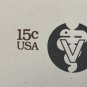 USPS Envelopes Pre-Stamped 15 cent air Veterinary Medicine stamp LOT OF 11