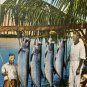 USPS Linen Postcard Tarpon Springs Florida 1940s Fisherman Paradise Note On Back