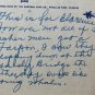 USPS Linen Postcard Tarpon Springs Florida 1940s Fisherman Paradise Note On Back