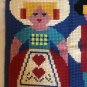 Scheepjeswol Holland Dutch couple cross stitch embroidered pillow top 14â
