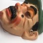 Plastic Mask Halloween 1960s Mustache Man West Germany