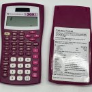 Texas Instruments TI-30X IIS Solar Scientific Calculator Pink Tested Working