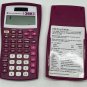 Texas Instruments TI-30X IIS Solar Scientific Calculator Pink Tested Working