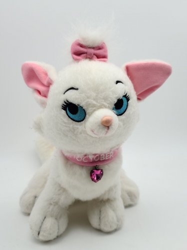 Disney Store Aristocats OCTOBER Birthstone 8&acirc;�� Marie Plush *CLEAN*