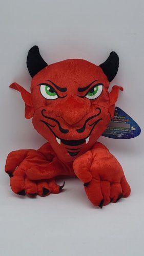 NWT Kellytoy Red Devil Stuffed Plush With Huge Slap Hands Valentine