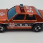 Matchbox 1983-1987 Ford Crown Victoria Vic LTD Police Copper S-27 1:69 Scale