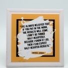 Unique 7x7 Tile w/  Michael Jordan Inspirational Quote