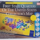 First State Quarters USA Collector's Map 1999-2008 Coin Folder + 42/50 Quarters