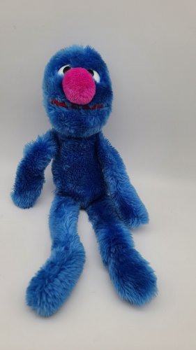 Vintage Applause Muppets Grover Plush Stuffed Animal 17" RARE