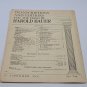Vintage FREDERIC CHOPIN WORKS FOR THE PIANOFORTE Sheet Music