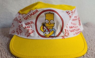 Vintage 1990s  Bart Simpson Ball Cap *VERY RARE* FOR SIMPSONS COLLECTORS