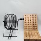 Bingo Spinning Wheel with Wooden Ball Case  *AS-PICTURED*