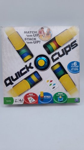 Spin Master Quick Cups Family Game Ages 6+ 2-6 Players COMPLETE