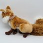 Sitting Large Fox Soft Orange & White Children's Plush Stuffed Animal Toy CLEAN