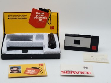 Vintage KODAK POCKET Instamatic 20 110 CAMERA Flash Cube Extender